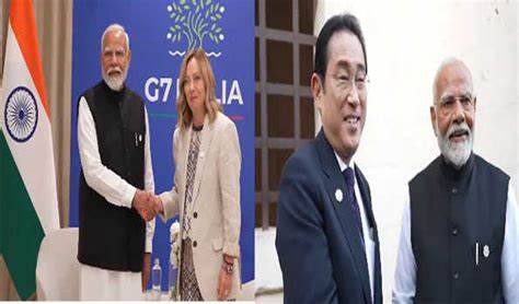 PM Modi holds bilateral meetings with Italian PM Meloni, Japanese PM ...